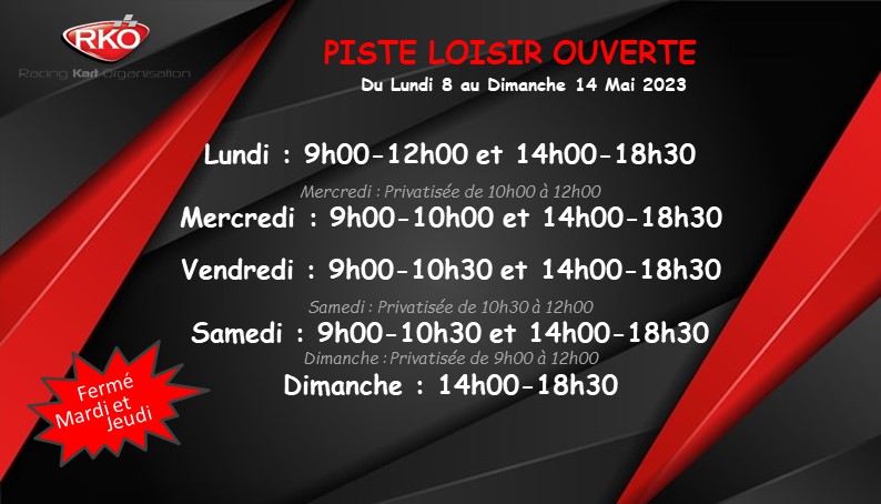 DISPO PISTE S19 2023