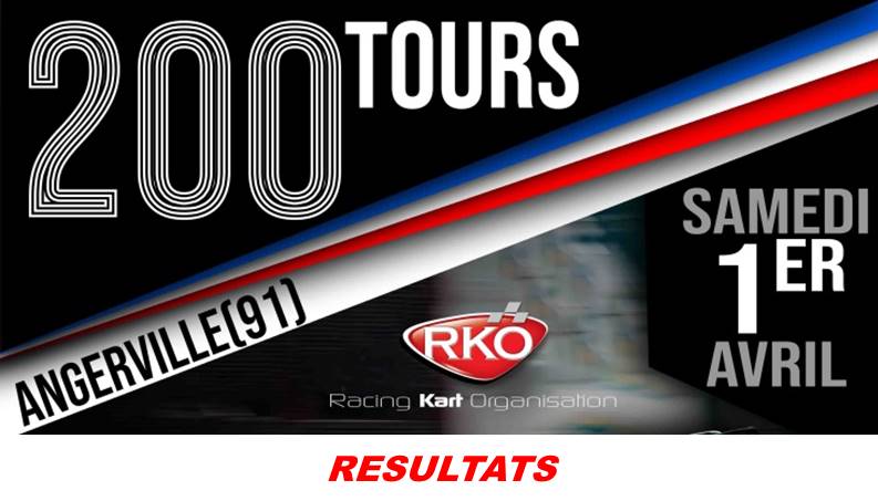 RESULTATS 200 TOURS 01 04 2023